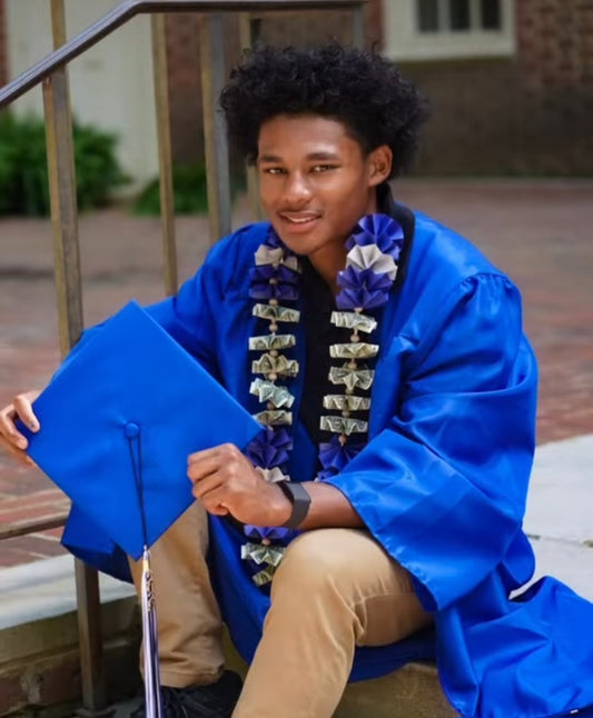 Classic Lei: ROYAL BLUE