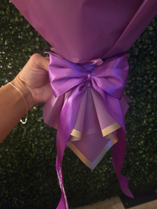 Small Money Bouquet: PURPLE