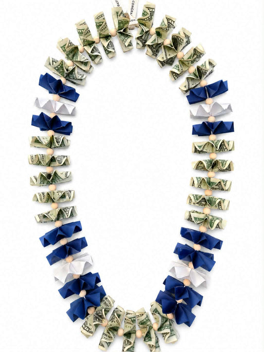 Classic Money Lei: NAVY