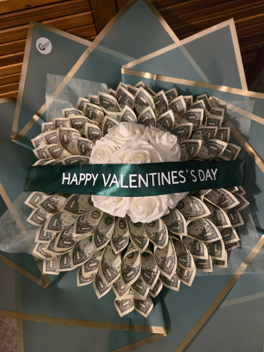 Large Money Bouquet: GREEN