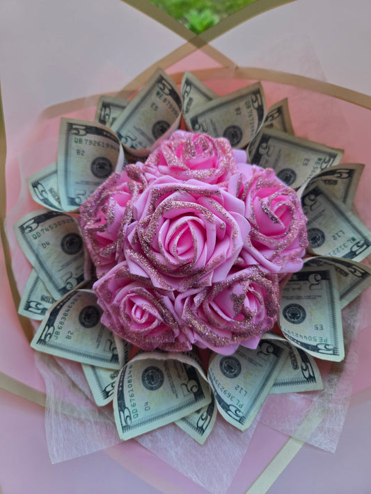 Small Money Bouquet: PINK