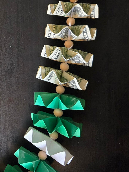 Classic Money Lei: GREEN