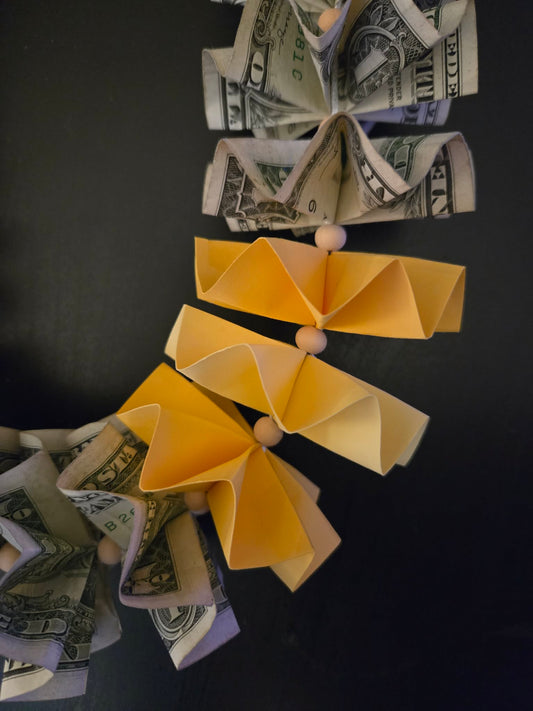 KIDS Classic Money Lei: YELLOW