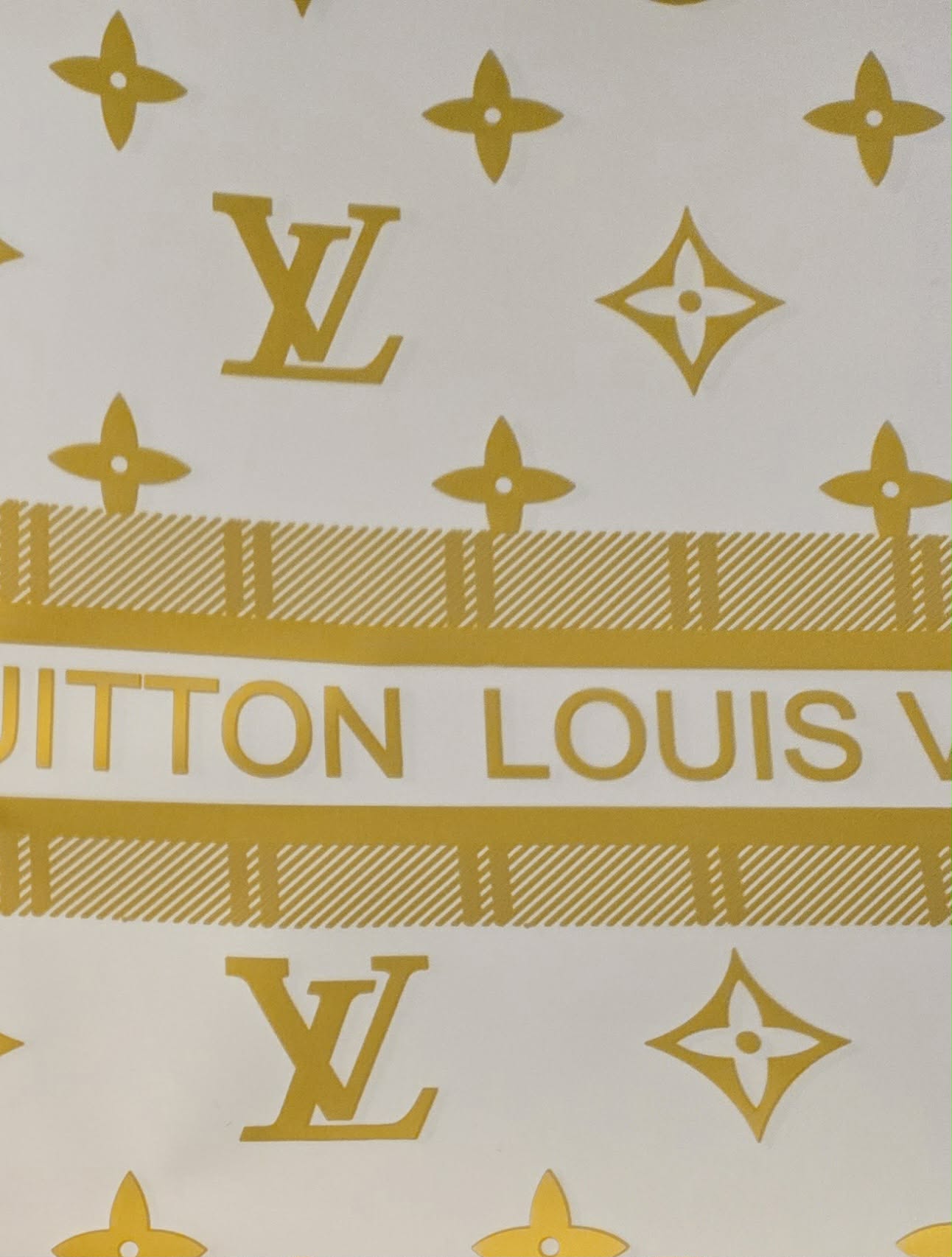 Large Designer-Inspired Money Bouquet: LOUIS VUITTON White Style