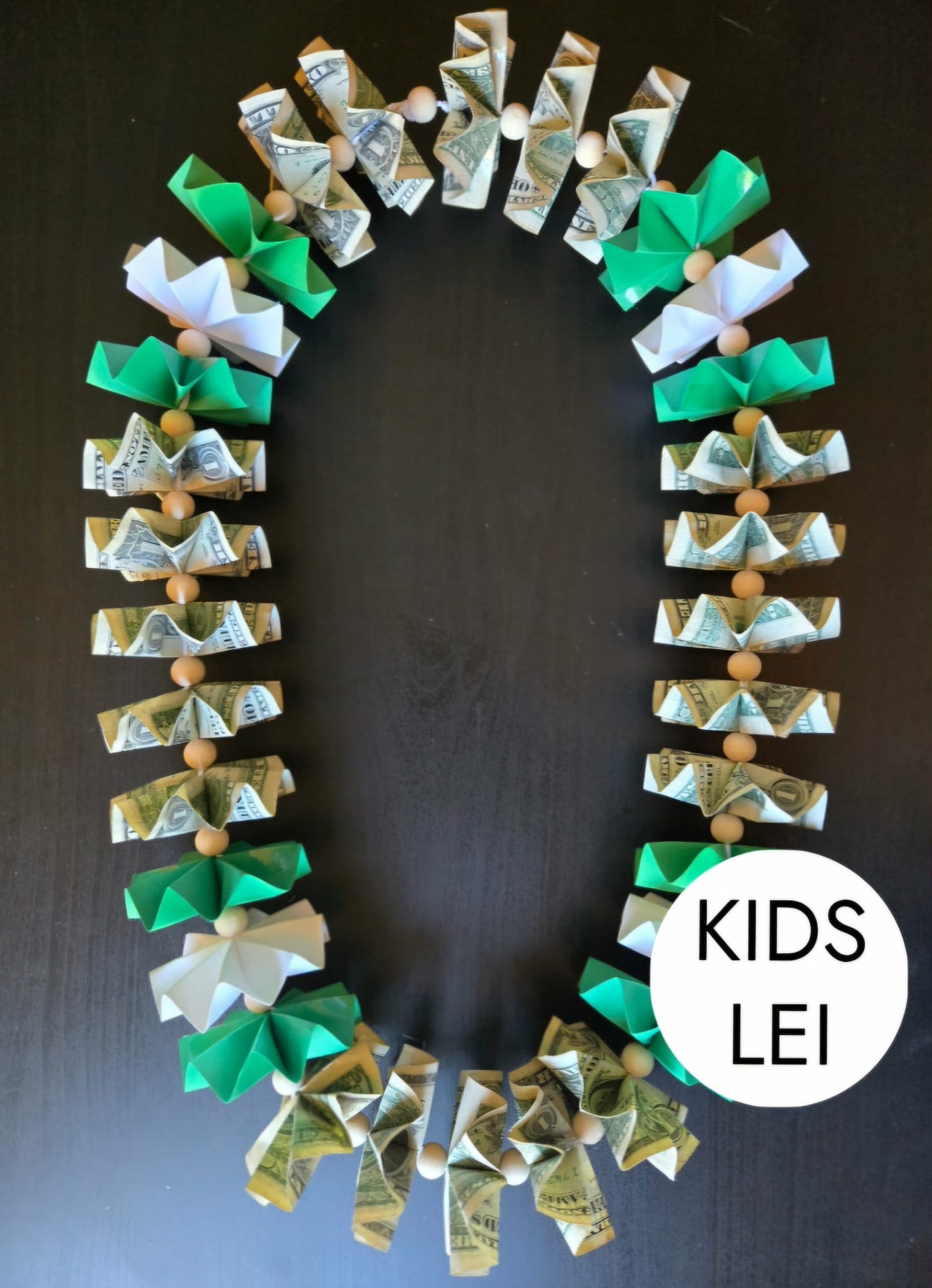 KIDS Classic Lei: GREEN