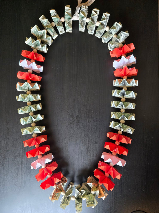 Classic Money Lei: ORANGE