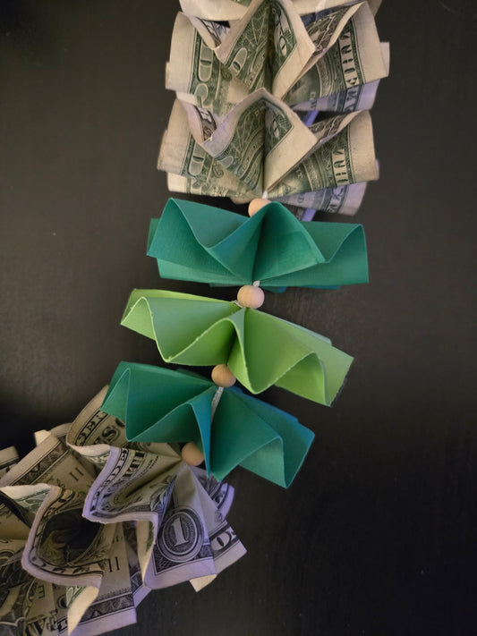 KIDS Classic Money Lei: GREEN