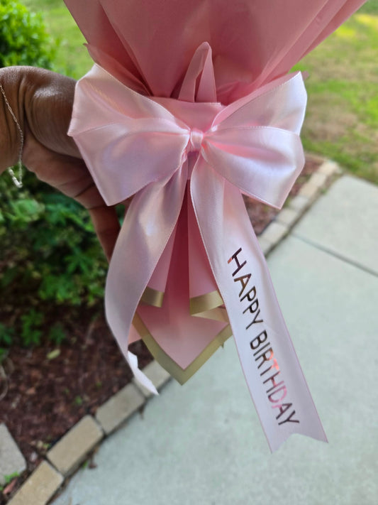 Small Money Bouquet: PINK