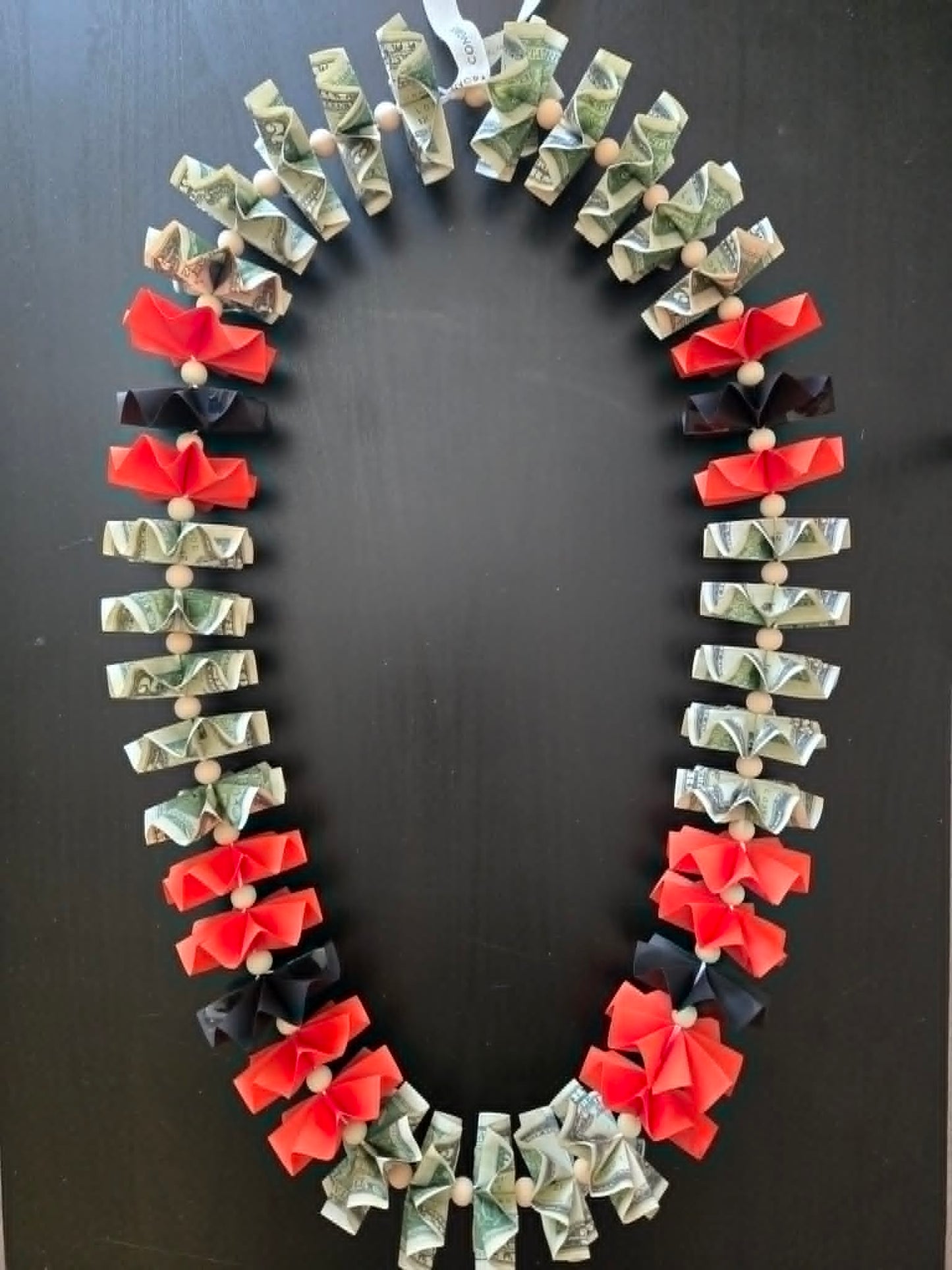 Classic Money Lei: ORANGE