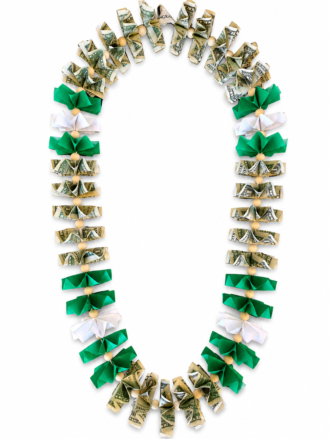 Classic Money Lei: GREEN