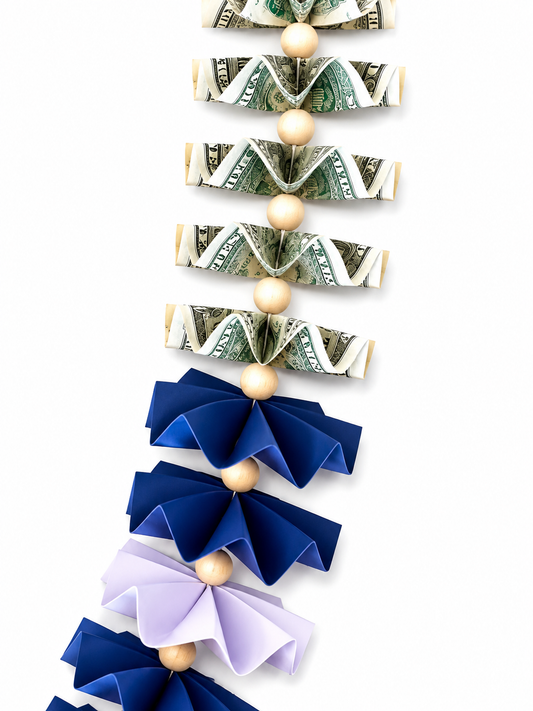 Classic Money Lei: NAVY