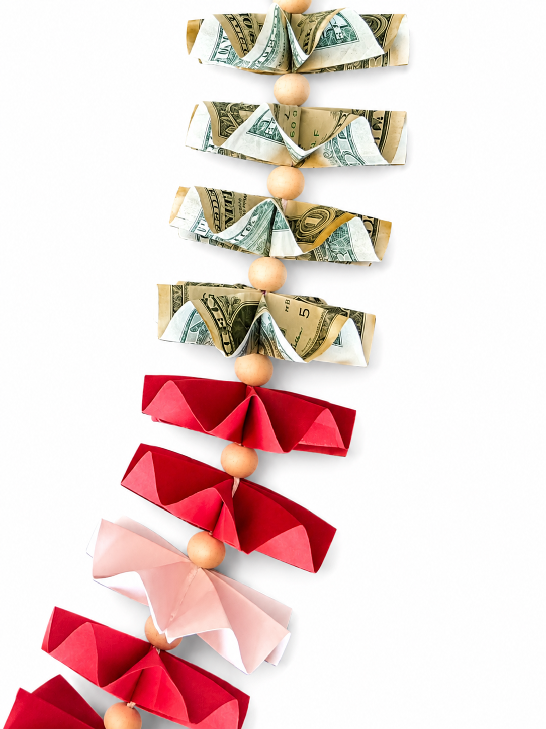 Classic Money Lei: RED