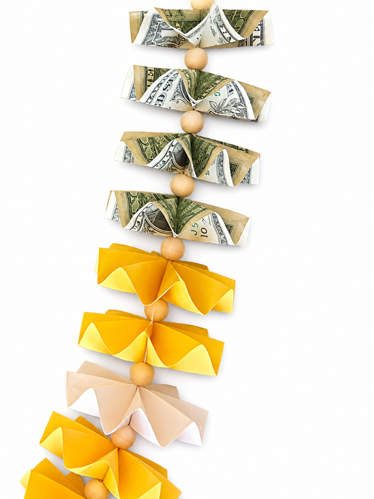 Classic Money Lei: YELLOW
