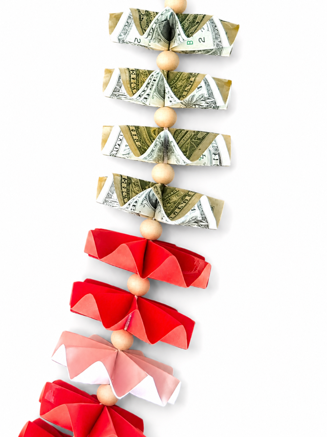 Classic Money Lei: ORANGE