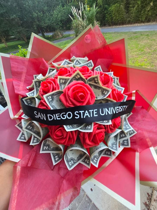 School Money Bouquets: RED