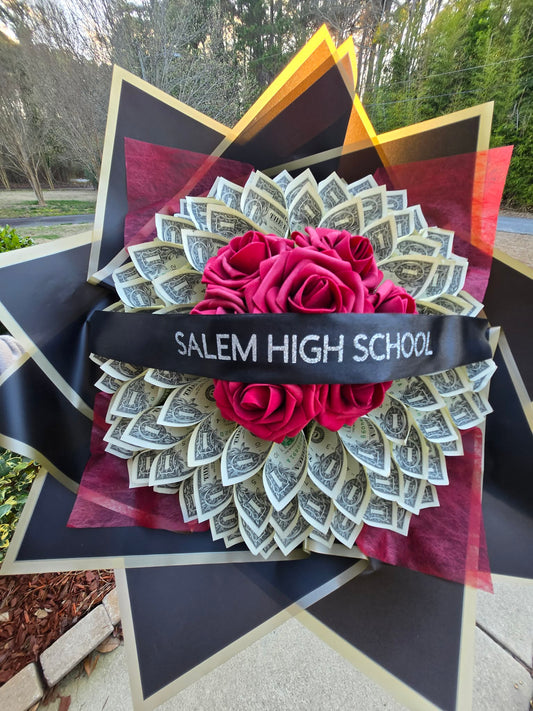 School Money Bouquets: BLACK