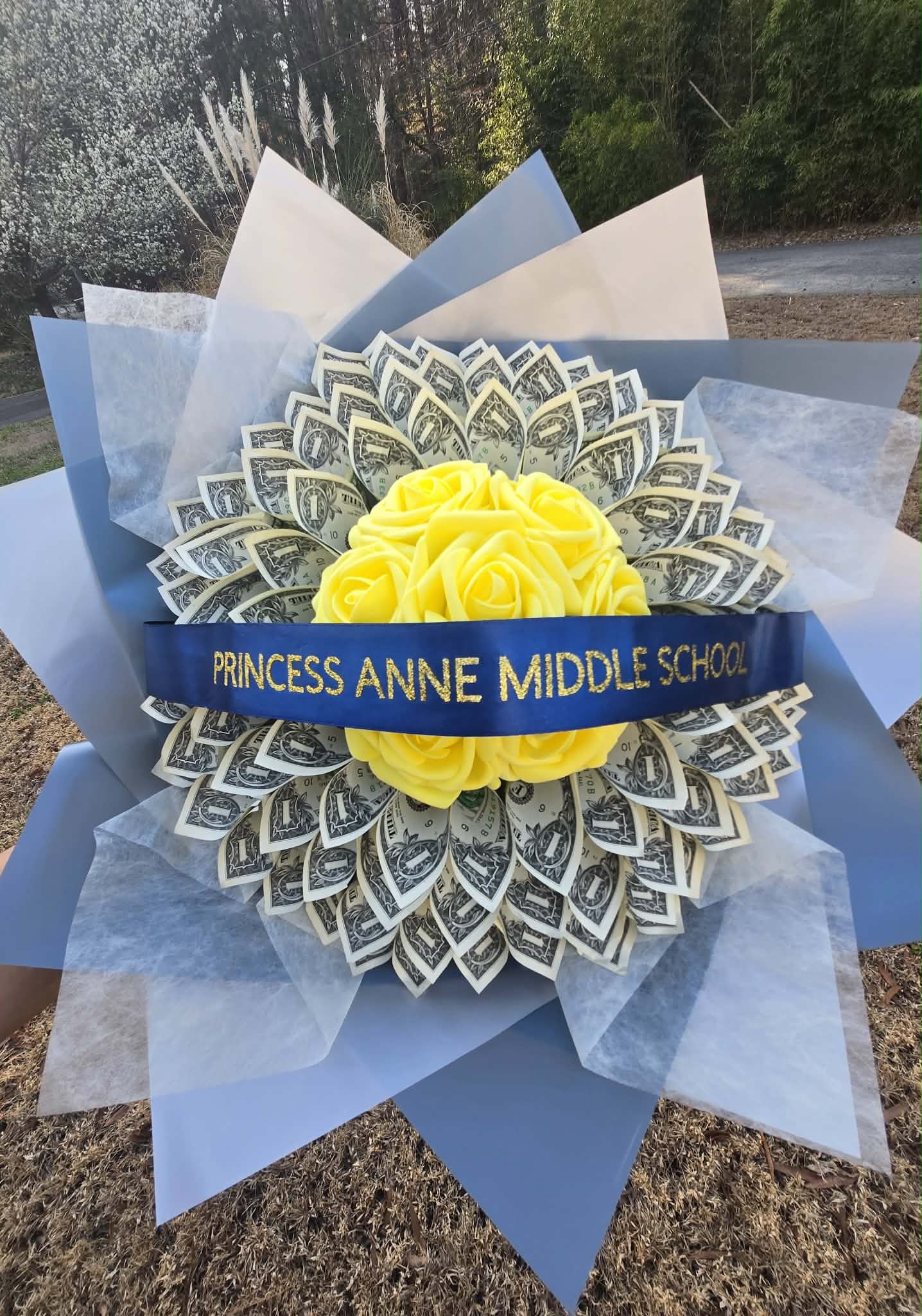 School Money Bouquets: NAVY