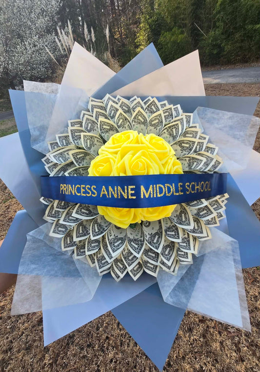 School Money Bouquets: NAVY