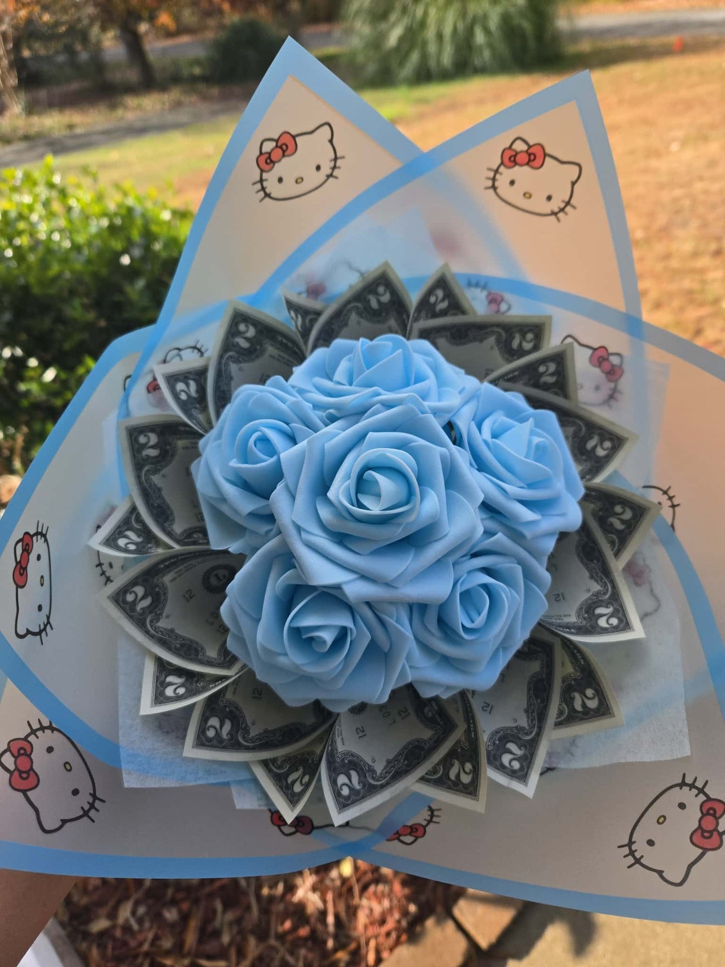 Small Money Bouquet: HELLO KITTY