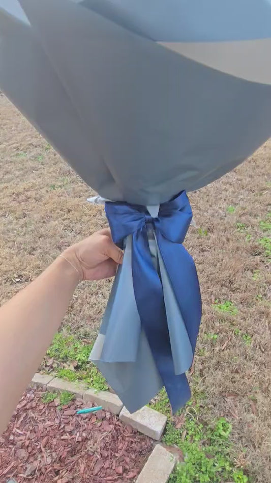 Large Money Bouquet: NAVY