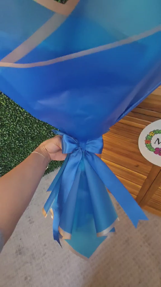 School Money Bouquets: ROYAL BLUE