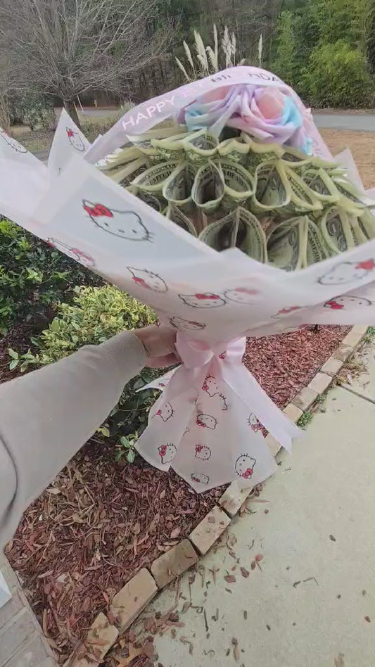 Hello Kitty-Inspired Bouquet: Large PINK