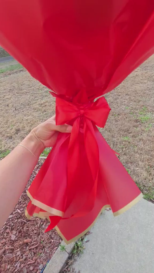 Large Money Bouquet: RED