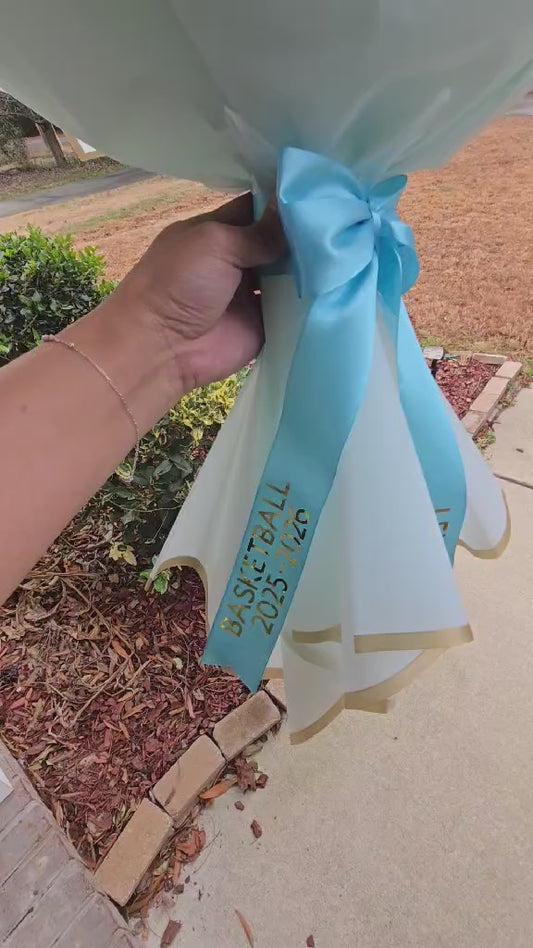 School Money Bouquets: LIGHT BLUE