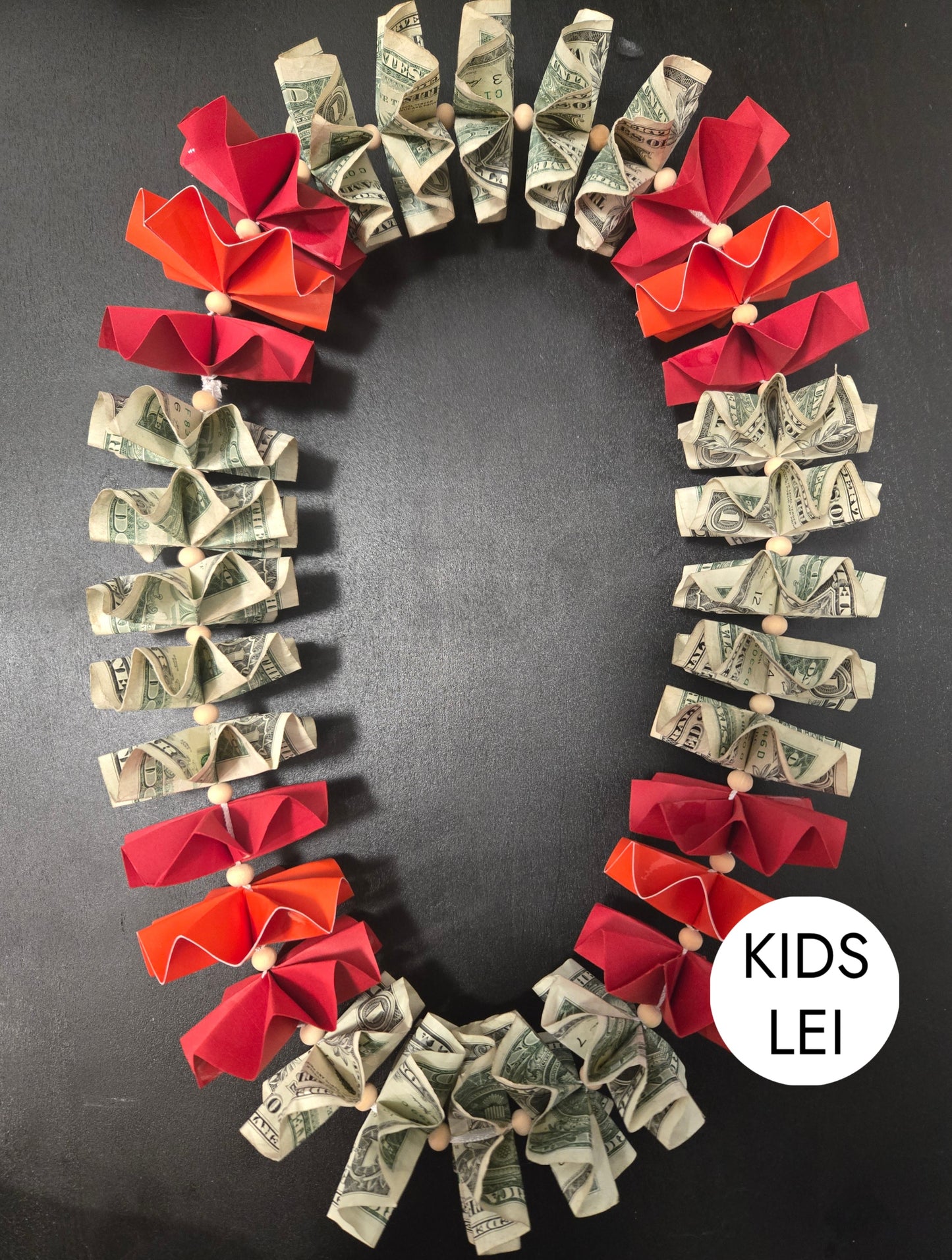 KIDS Classic Money Lei: RED