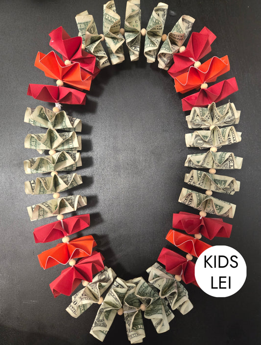 KIDS Classic Money Lei: RED
